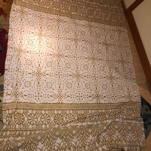 Urban outfitters gold Duvet cover